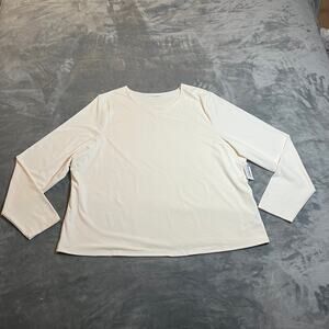 Old Navy Crewneck Long Sleeve Modern Shirt Size 3X NEW Classic Casual Layers